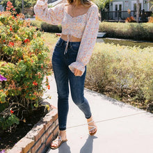 Laden Sie das Bild in den Galerie-Viewer, Blaue Tummy Controll Röhrenhose