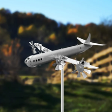 Laden Sie das Bild in den Galerie-Viewer, Superfestungsflugzeug Windmühle Dekoration aus Metall