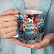 Laden Sie das Bild in den Galerie-Viewer, Weihnachtliche 3D-Tasse aus Keramik