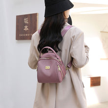 Laden Sie das Bild in den Galerie-Viewer, Damen leichter modischer Rucksack aus Nylon