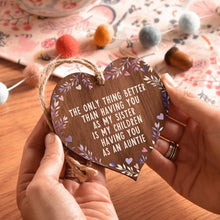 Laden Sie das Bild in den Galerie-Viewer, Liebe Holzplakette