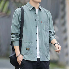 Laden Sie das Bild in den Galerie-Viewer, Neues Langarmshirt aus Baumwolle