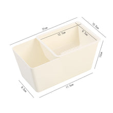 Laden Sie das Bild in den Galerie-Viewer, Quadratische Entleerbare Doppellagige Aufbewahrungsbox