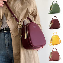 Laden Sie das Bild in den Galerie-Viewer, Damen leichte Umhängetasche mit mehreren Fächern