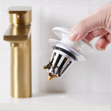 Laden Sie das Bild in den Galerie-Viewer, Keramisches Waschbecken hüpfender Abfluss