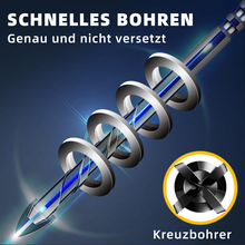 Laden Sie das Bild in den Galerie-Viewer, Doppelhelix Kreuzbohrer Handwerkzeug