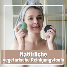 Laden Sie das Bild in den Galerie-Viewer, 3 Stück Konjak-Gesichtswaschschwamm