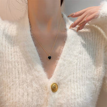 Laden Sie das Bild in den Galerie-Viewer, Schwarze Liebeskette aus Zirkon
