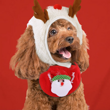 Laden Sie das Bild in den Galerie-Viewer, Haustiermützen Set Zu Weihnachten
