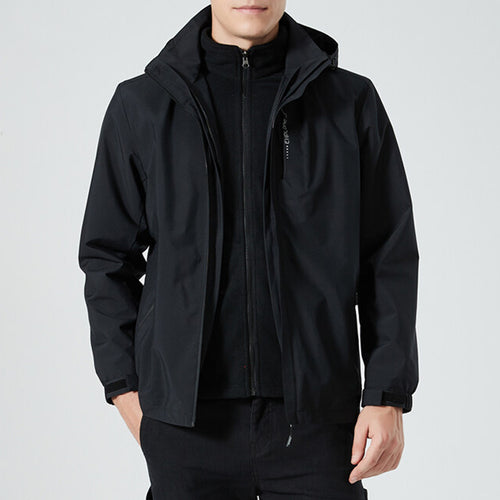 Regenjacke Mäntel mit Abnehmbare Kapuze