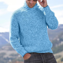 Laden Sie das Bild in den Galerie-Viewer, Einfarbiger Vielseitiger Rollkragenpullover für Herren