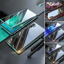 Laden Sie das Bild in den Galerie-Viewer, Magnetische gehärtete Handyhülle für Samsung