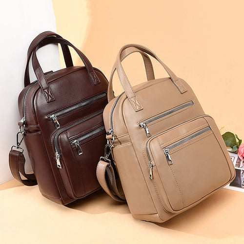 Klassische Multifunktionale Umhängetasche mit Diebstahlschutz mit mehreren Taschen