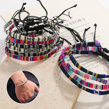 Laden Sie das Bild in den Galerie-Viewer, Geflochtenes Regenbogen-Armband