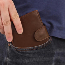 Laden Sie das Bild in den Galerie-Viewer, Lässige Herren Geldbörse aus PU-Leder mit Schnalle
