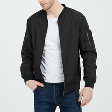 Laden Sie das Bild in den Galerie-Viewer, Baseball-Jacke mit Reißverschluss