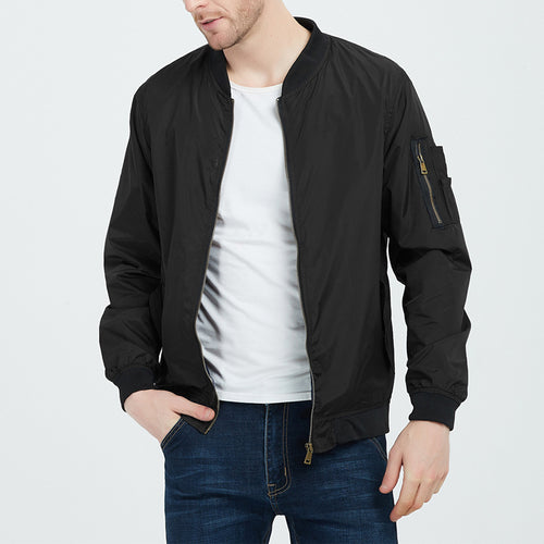 Baseball-Jacke mit Reißverschluss