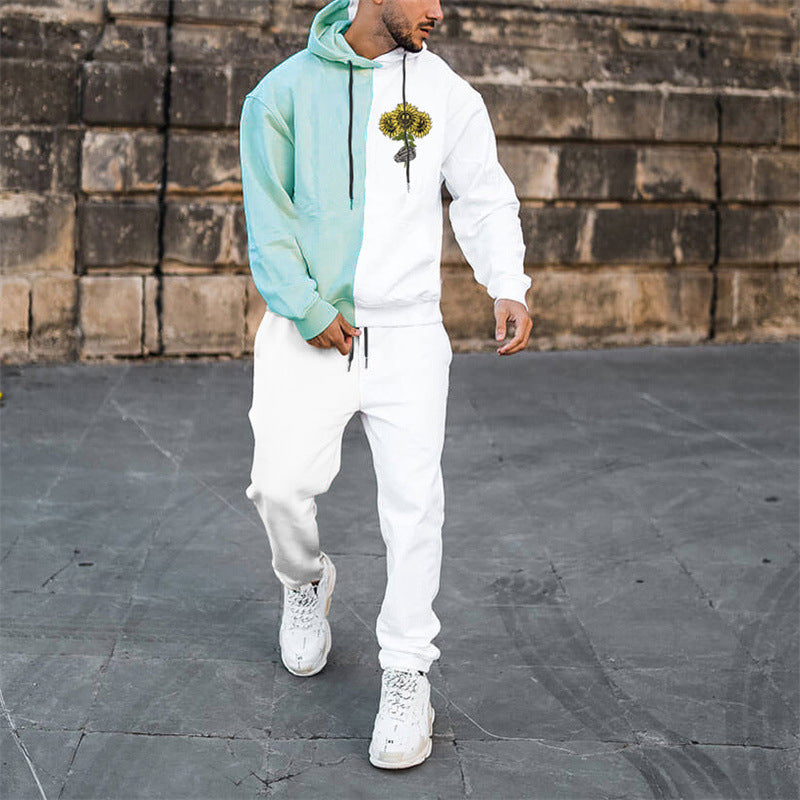 Bedrucktes Sweatshirt mit Kapuze