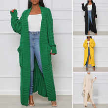 Laden Sie das Bild in den Galerie-Viewer, Lange Twist-Pullover-Jacke