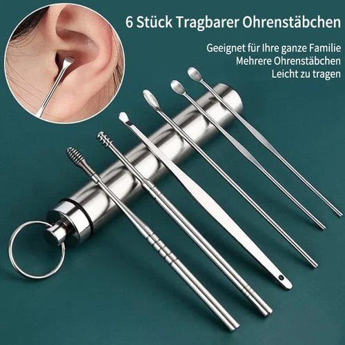 Ohrpickwerkzeug-Set aus Edelstahl