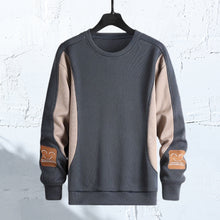 Laden Sie das Bild in den Galerie-Viewer, Lässiges Sport-Sweatshirt mit Rundhalsausschnitt für Herren