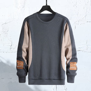 Lässiges Sport-Sweatshirt mit Rundhalsausschnitt für Herren