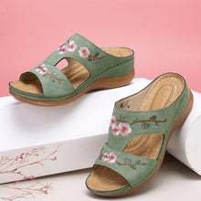 Laden Sie das Bild in den Galerie-Viewer, Damen handgemachte lässige hohle Blumensandalen
