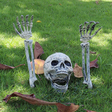 Laden Sie das Bild in den Galerie-Viewer, Garten Halloween Totenkopf Dekoration