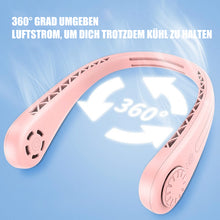Laden Sie das Bild in den Galerie-Viewer, Mini tragbarer Ventilator zum Aufhängen am Hals