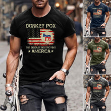 Laden Sie das Bild in den Galerie-Viewer, Rundhals-T-Shirt mit trendigem Print