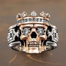 Laden Sie das Bild in den Galerie-Viewer, Krone Schädel Ring