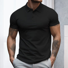 Laden Sie das Bild in den Galerie-Viewer, Einfarbiges Herren-T-Shirt