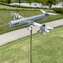 Laden Sie das Bild in den Galerie-Viewer, Superfestungsflugzeug Windmühle Dekoration aus Metall