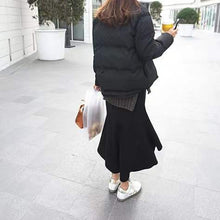 Laden Sie das Bild in den Galerie-Viewer, Unregelmäßiger Zweiteiliger Verdickter Rock für Damen