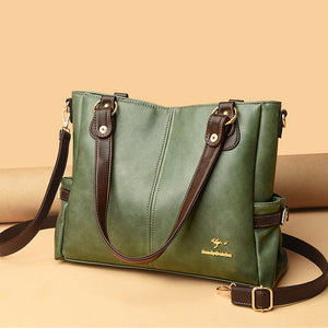 Helle Farbe Handtasche Kreuzbody Lederhandtasche