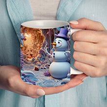 Laden Sie das Bild in den Galerie-Viewer, Weihnachtliche 3D-Tasse aus Keramik