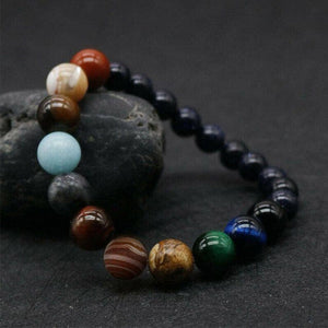 Buntes Armband mit Sternenhimmel des Sonnensystems
