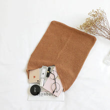Laden Sie das Bild in den Galerie-Viewer, Einfarbig Gestrickte Handtasche