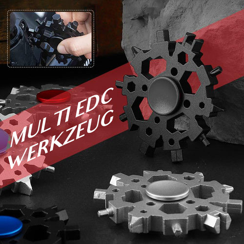 Schneeflocke Multifunktions Zappelspinner Schraubenschlüssel Werkzeug