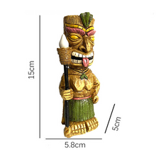 Laden Sie das Bild in den Galerie-Viewer, Solare Primitive Tribal-Skulptur Aus Harz