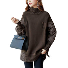 Laden Sie das Bild in den Galerie-Viewer, Patchwork schicker Strickpullover