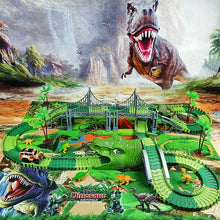 Laden Sie das Bild in den Galerie-Viewer, Dinosaurier-Elektrotriebwagen-Set