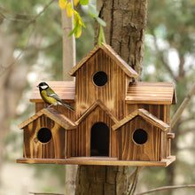 Laden Sie das Bild in den Galerie-Viewer, Kreatives Vogelhaus Aus Holz