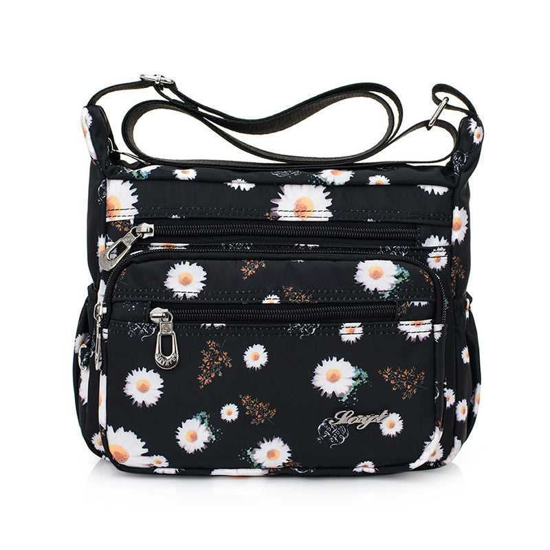 Lässige Leichte Blumen-Umhängetasche Aus Nylon