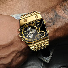 Laden Sie das Bild in den Galerie-Viewer, Leuchtquarzuhr mit mehreren Zeitzonen