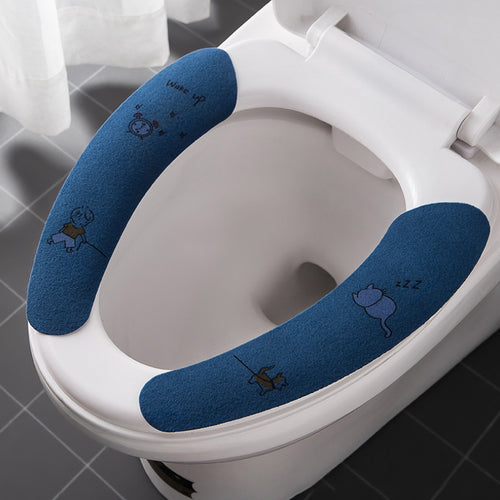 Toilettensitz Cartoon Aufkleber