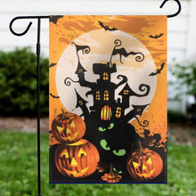 Laden Sie das Bild in den Galerie-Viewer, Halloween Kürbis Gartenflagge