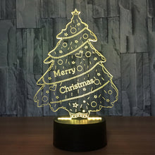 Laden Sie das Bild in den Galerie-Viewer, Weihnachten 3D Nachtlicht