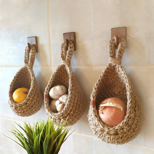 Hängende Wand-Gemüse-Obst-Körbe (18* 17cm)