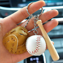 Laden Sie das Bild in den Galerie-Viewer, Mini Baseball-Schlüsselanhänger
